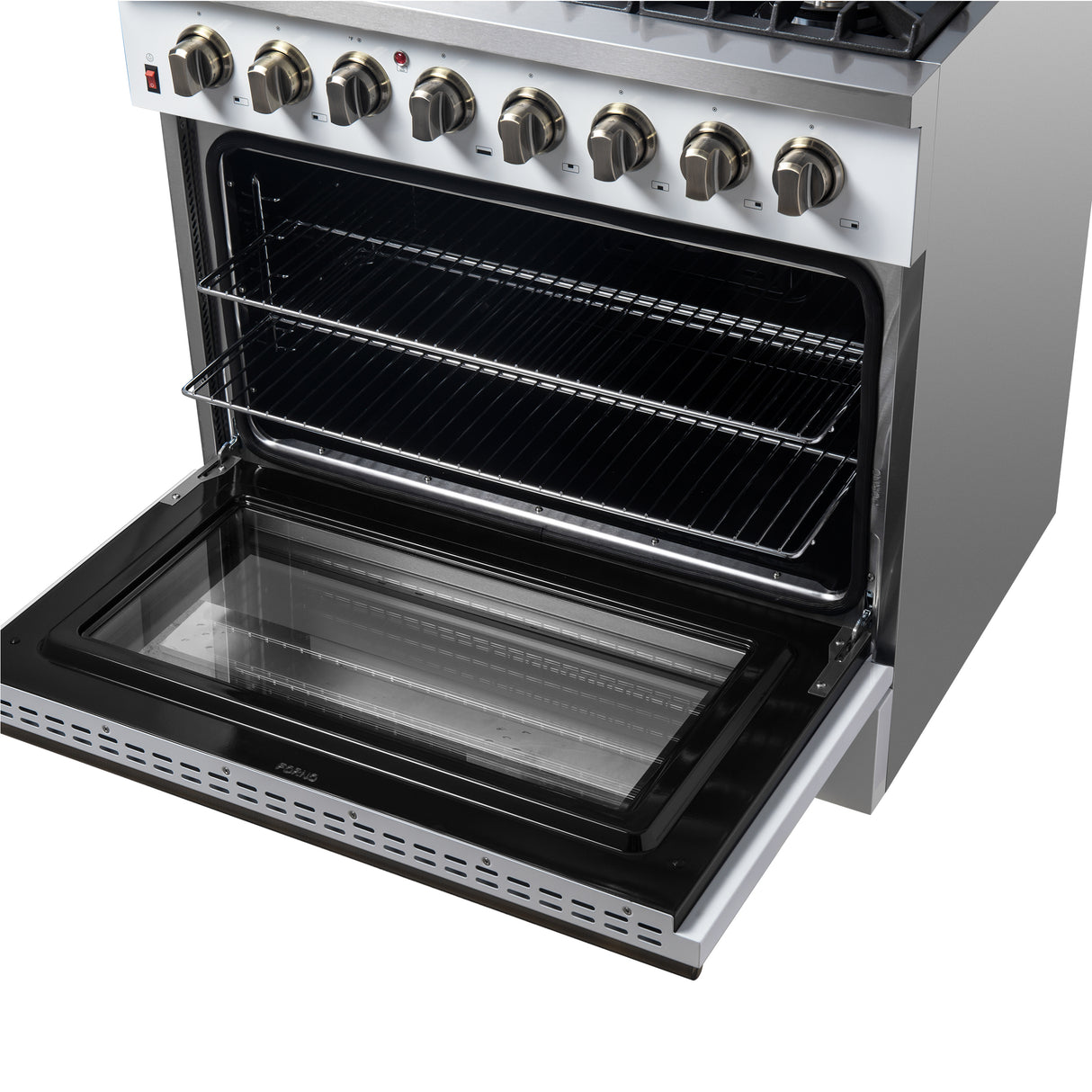 Dual_Fuel_FFSGS6156-36WHT_V1_Right_Angle_Oven_RAcks_2024-12-12