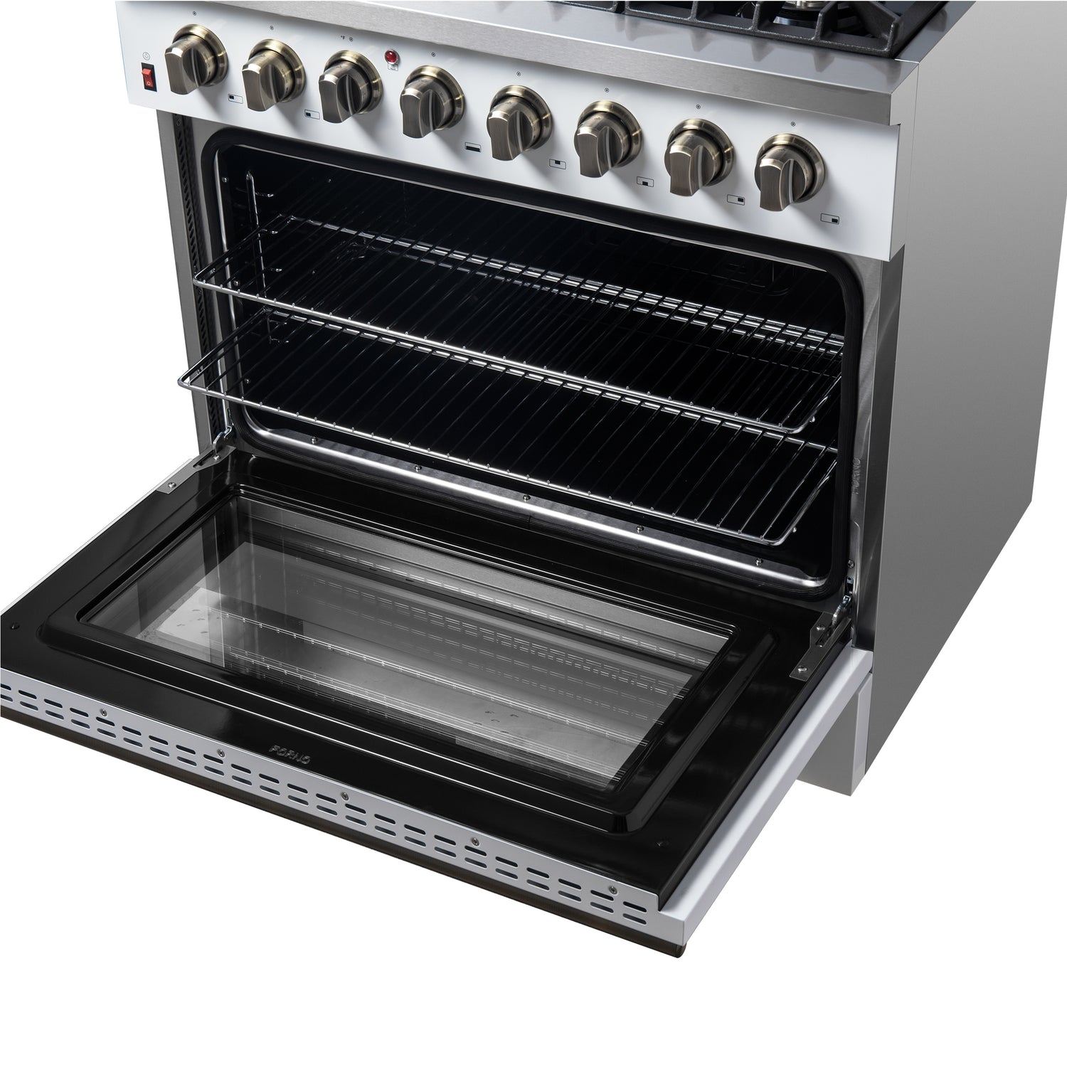Dual_Fuel_FFSGS6156-36WHT_V1_Right_Angle_Oven_RAcks_2024-12-12