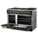 Dual_Fuel_FFSGS6156-48BLK_V1_Right_Angle_Door_Open_2024-12-11