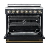 Electric-Range_FFSEL6011-36BLK_V1_2_Front-Door-Open_04-03-2025