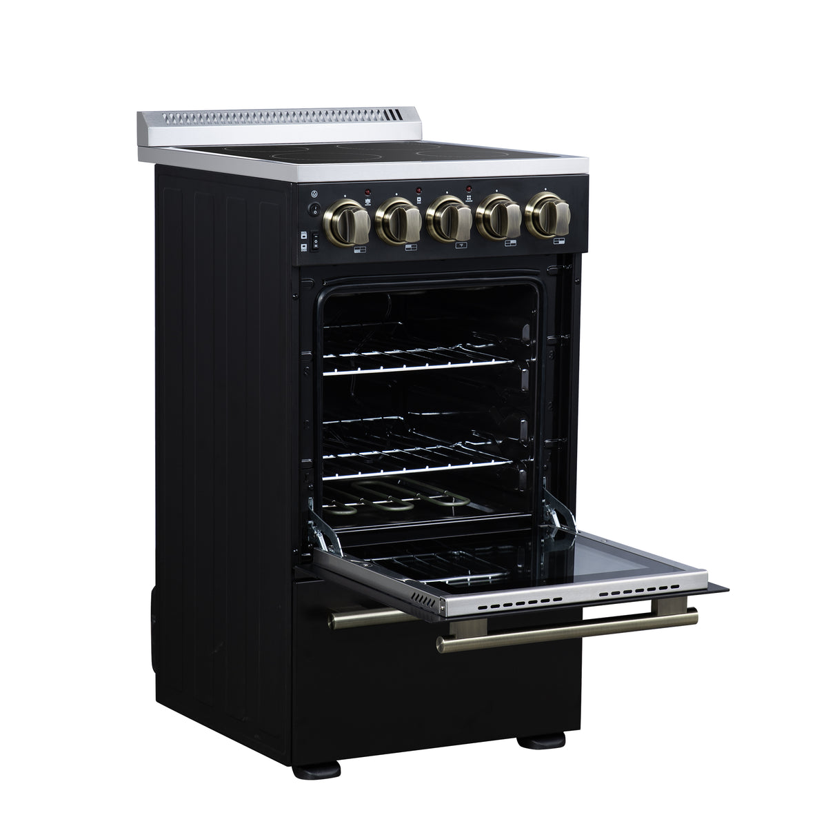 Electric-Range_FFSEL6051-20BLK_Left-Angle-Opened_2025-06-12