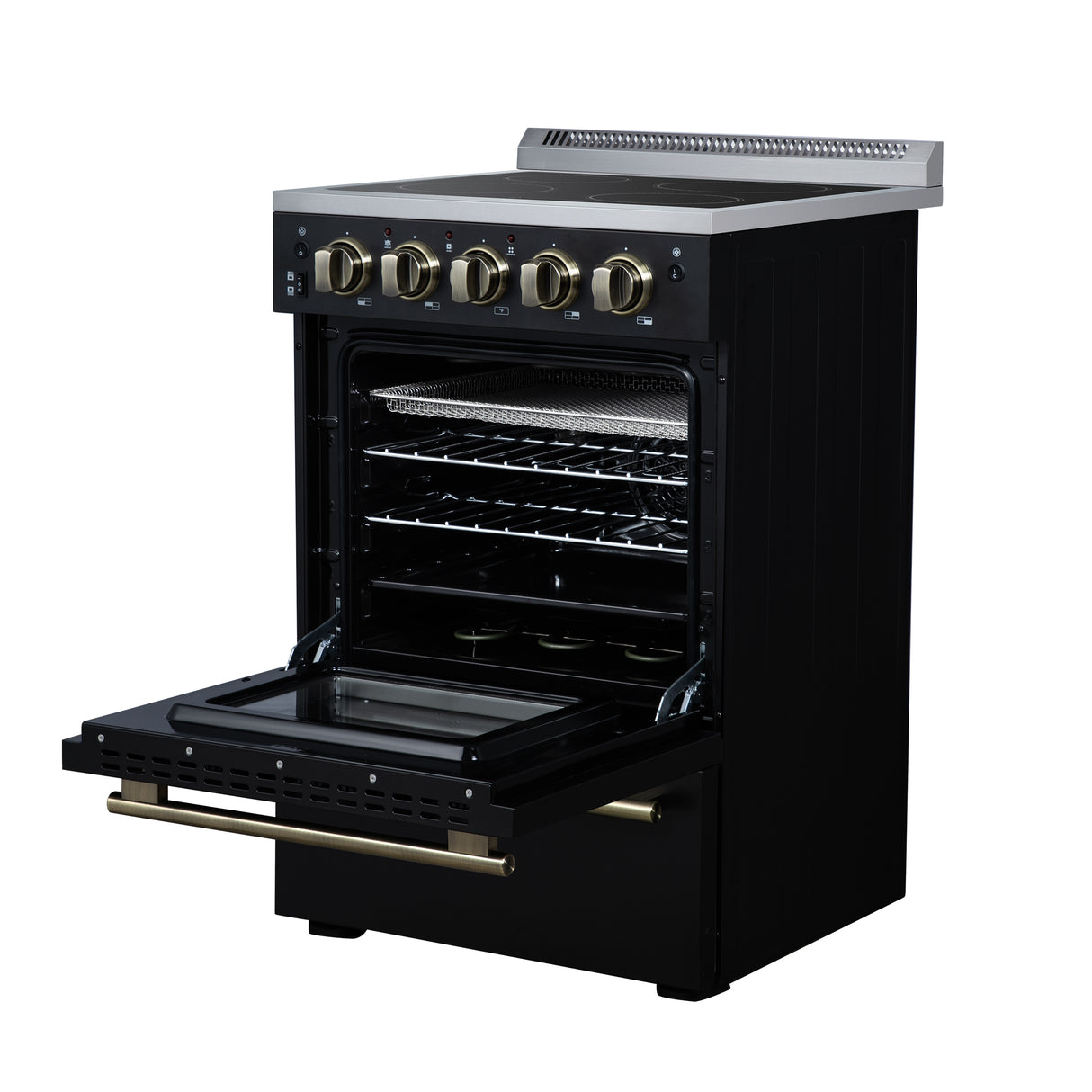 Electric-Range_FFSEL6069-24BLK_Right-Angle-Opened_2025-06-12