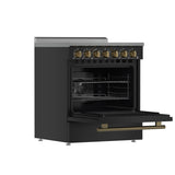 Electric Range_FFSEL6011-30BLK_2024_11_Angle_Open