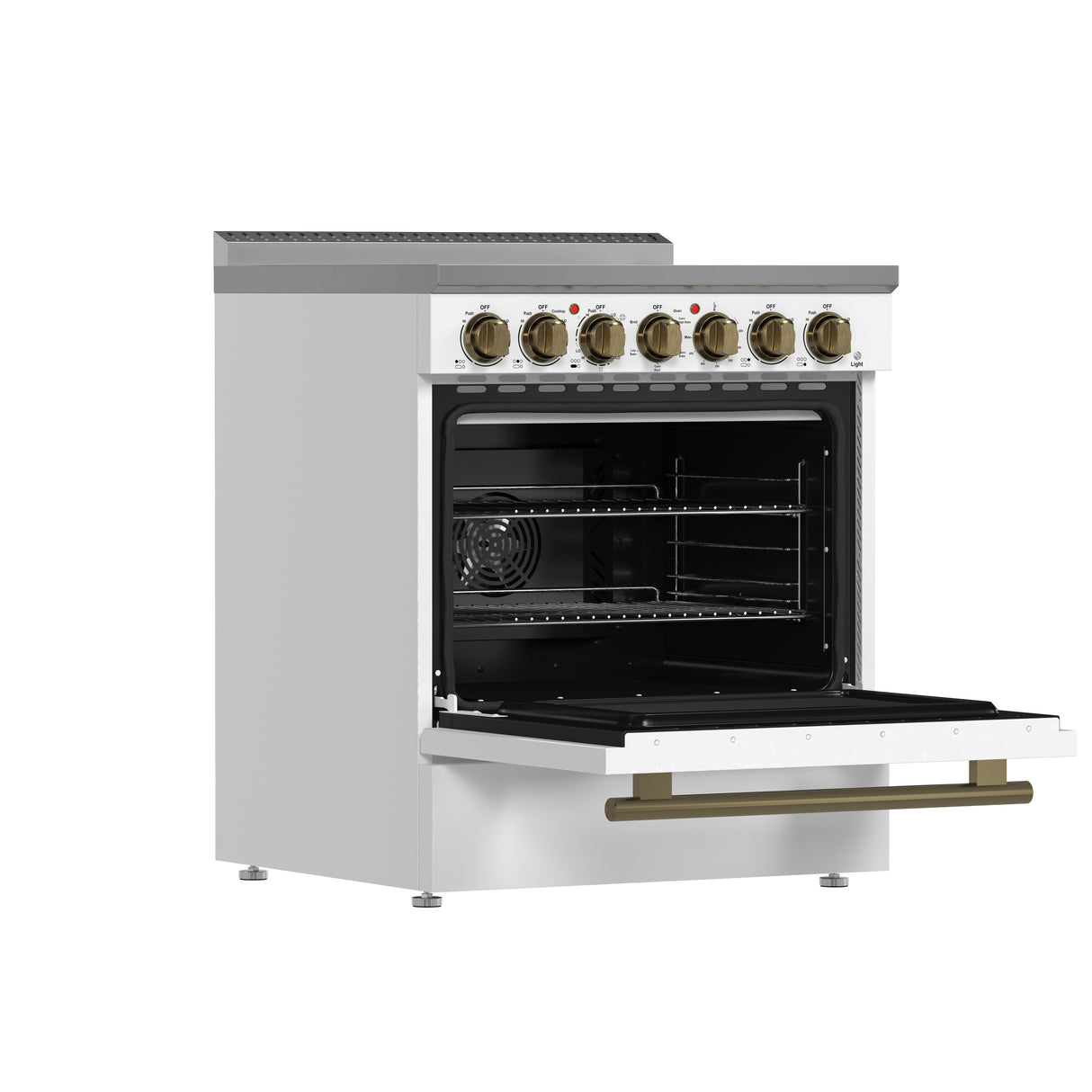 Electric Range_FFSEL6011-30WHT_2024_11_Angle_Open