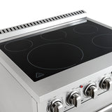 Electric_Range_FFSEL6011-30S_V2_Angle_Left_Cooktop_2024-10-21