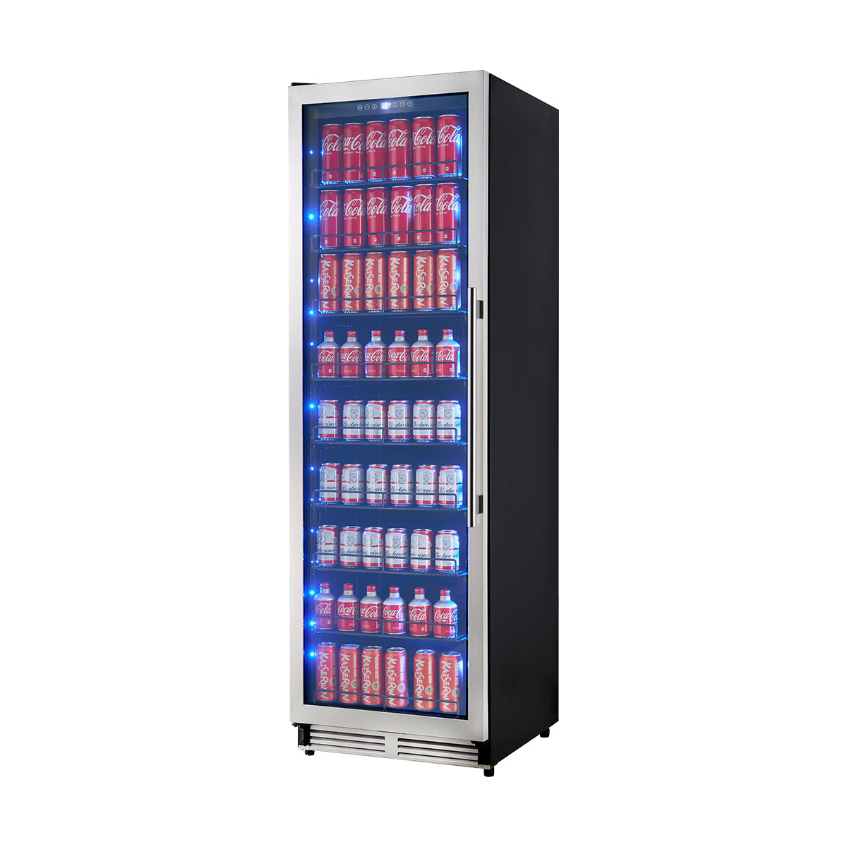 FBCBI6703-24S-Beverage Cooler-Angle-Close Door with Beverage