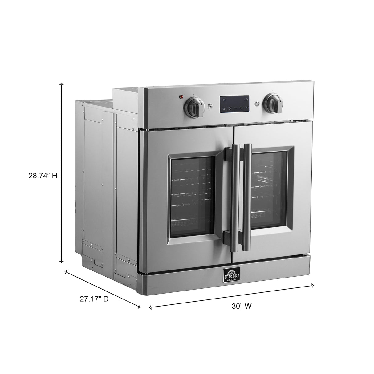 FBOEL1371-30-forno-gallico-eletric-wall-oven-dimensiosn