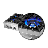 FCTGS5737-36 Forno Gas Rangetop Dual Ring Burner