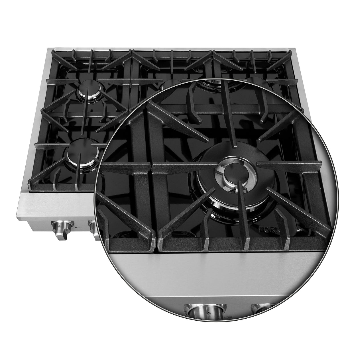 FCTGS5737-36 Forno Gas Rangetop Dual Ring Sealed Burner