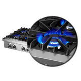 FCTGS5737-48 Forno Gas Rangetop Dual Ring Burner