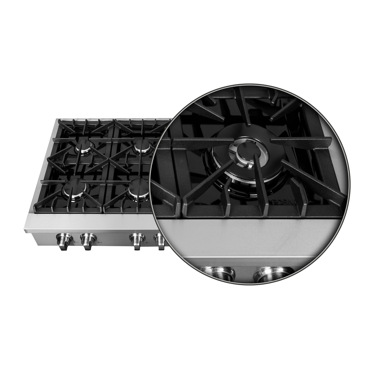 FCTGS5737-48 Forno Gas Rangetop Dual Ring Sealed Burner