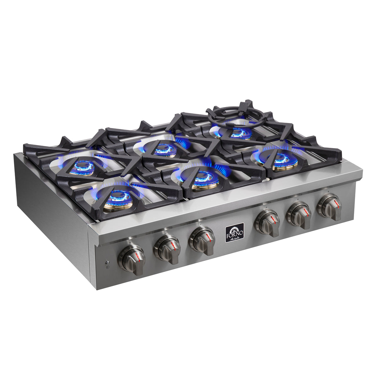 FCTGS5751-36_Gas_Cooktop_On