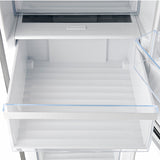 FFFFD1778-24RS-Guardia-Bottom Freezer Refrigerator Right Swing-Front-Open-Close up on crisper drawers