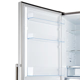 FFFFD1778-48-Guardia-Bottom-Freezer-Refrigerator-Left-swing-Front-Open-Close-up-on-Bins