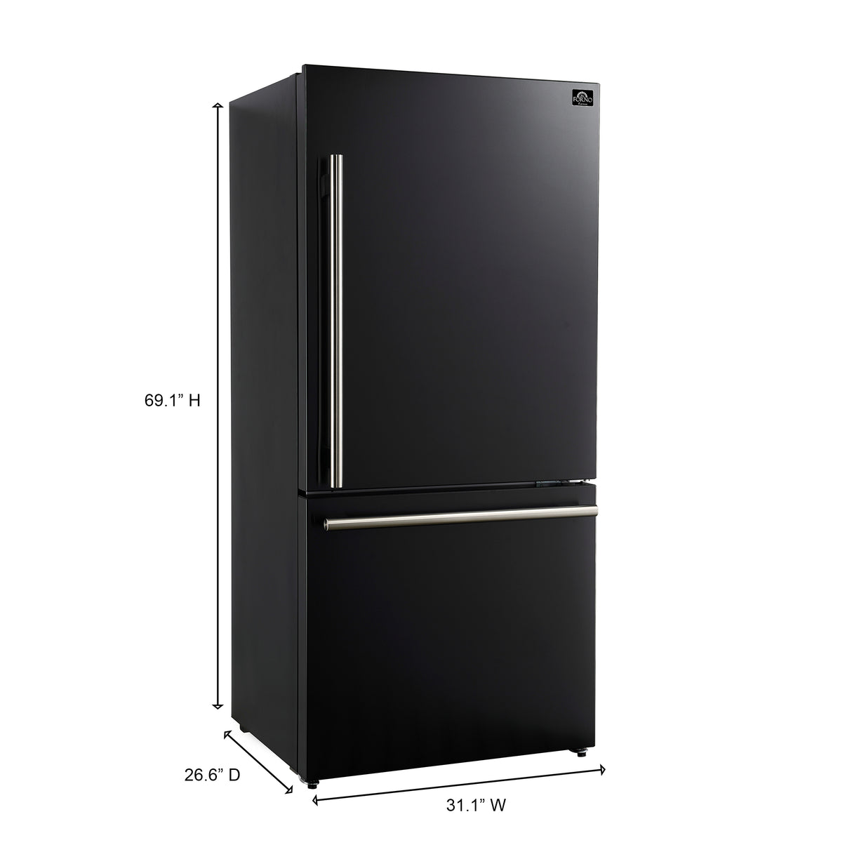 FFFFD1785-31BLK-forno-milano-black-fridge-dimensions