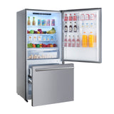 FFFFD1785-31S-forno-milano-stainless-steel-fridge-side-open