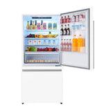 FFFFD1785-31WHT-forno-milano-white-fridge-front-open