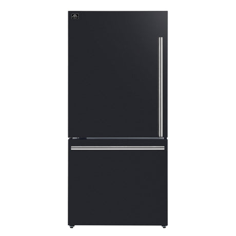 FFFFD1786-31BLK_FFFFD1787-60BLK-forno-milano-black-fridge-front_1