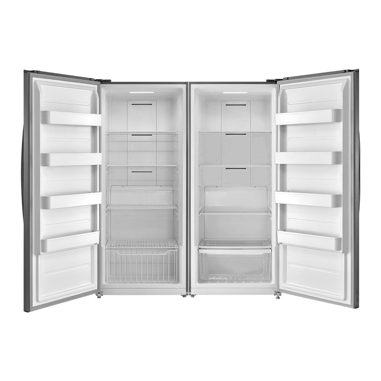 FFFFD1933-60S-Forno-Rizzuto-Built-In-Side-by-Side-Refrigerator-Freezer-front-open