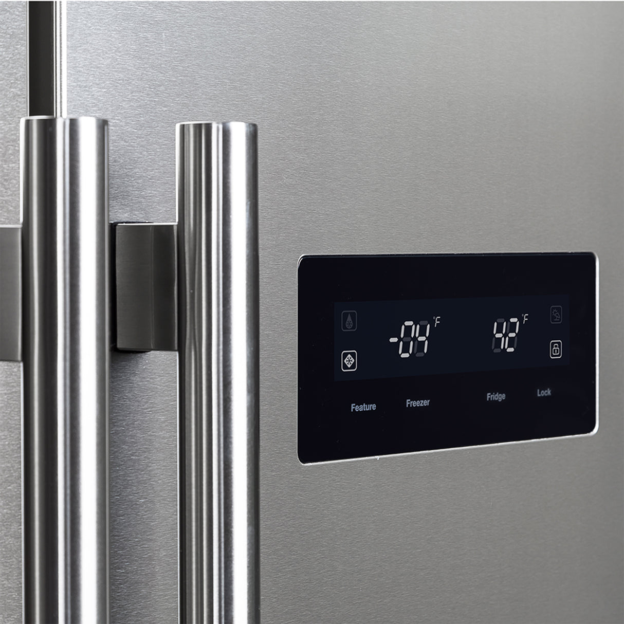 FFRBI1805-37SG-salerno-side-by-side-built-in-refrigerator-control-panel