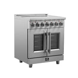 FFSEL6955-30 Massimo French Door Electric Range Left Side Panel