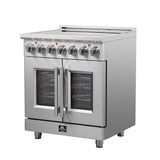FFSEL6955-30 Massimo French Door Electric Range Right Side Panel