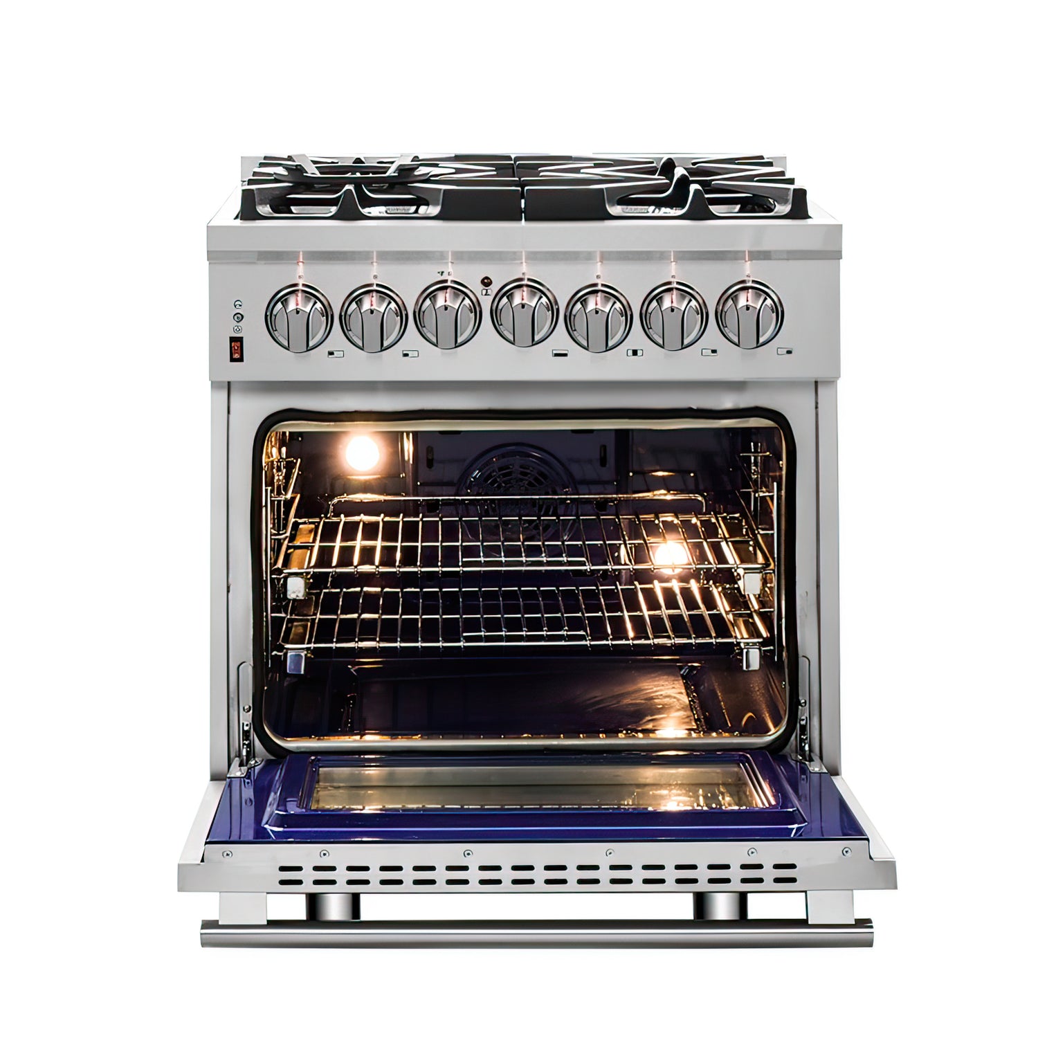 FFSG6125-30 Forno Massimo Dual Fuel Range Blue Enamel Oven