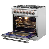 FFSG6125-30 Forno Massimo Dual Fuel Range Oven Interior