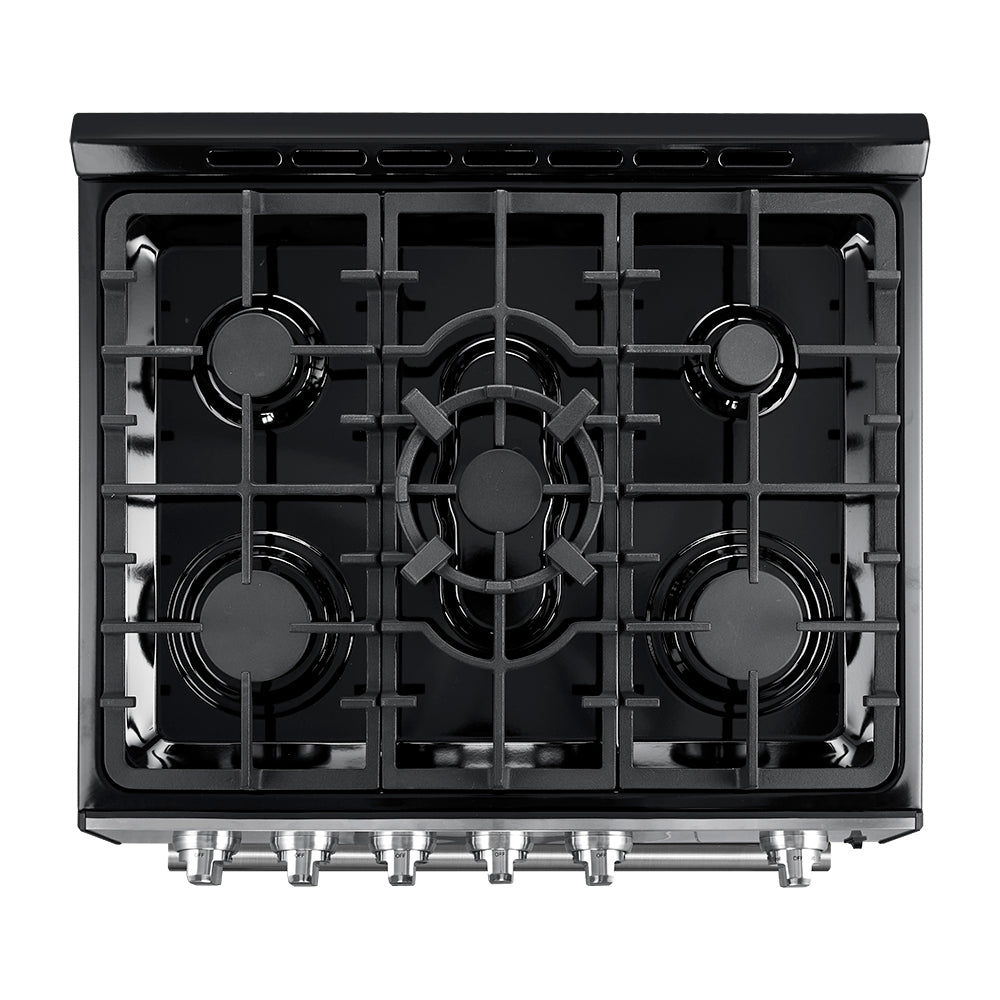 FFSGS1116-30S-30inch-Slide-in-Gas-Range-Top-SS