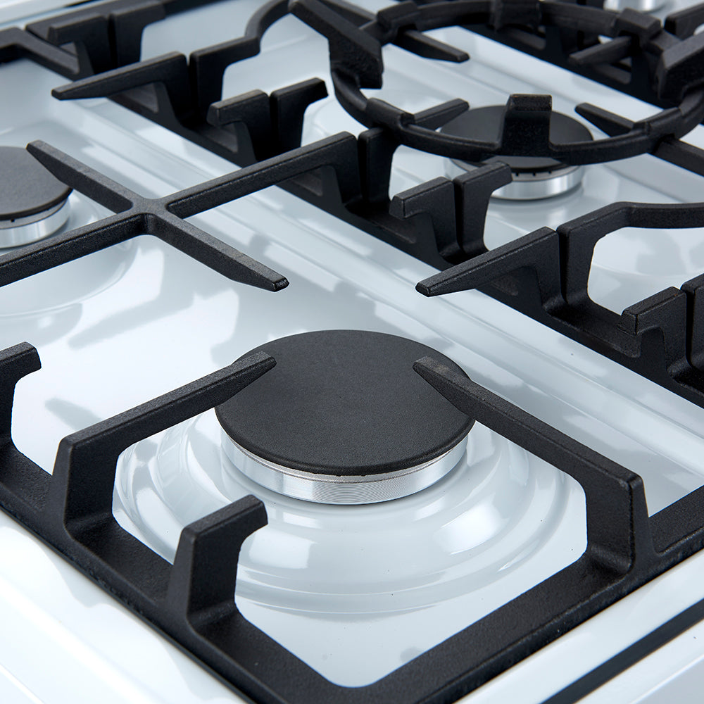 FFSGS1116-30WHT-30inch-Slide-in-Gas-Range-Close-Up-On-Burner-AB