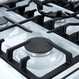 FFSGS1116-30WHT-30inch-Slide-in-Gas-Range-Close-Up-On-Burner-AB