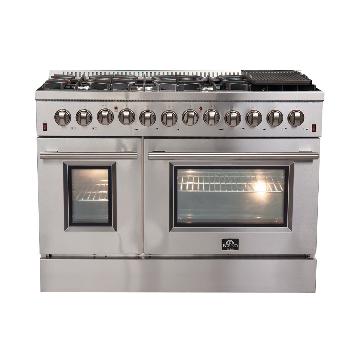 FFSGS6156-48 Forno Galiano 48 Inch Stainless Steel Dual Fuel Range