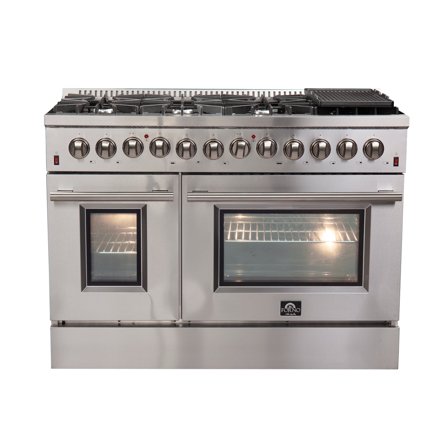 FFSGS6156-48 Forno Galiano 48 Inch Stainless Steel Dual Fuel Range