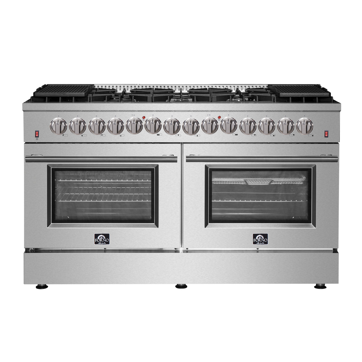 FFSGS6156-60 Forno Galiano 60 Inch Stainless Steel Dual Fuel Range