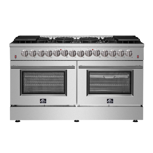 FFSGS6156-60 Forno Galiano 60 Inch Stainless Steel Dual Fuel Range