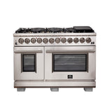 FFSGS6187-48  Forno Capriasca Stainless Steel Dual Fuel Range