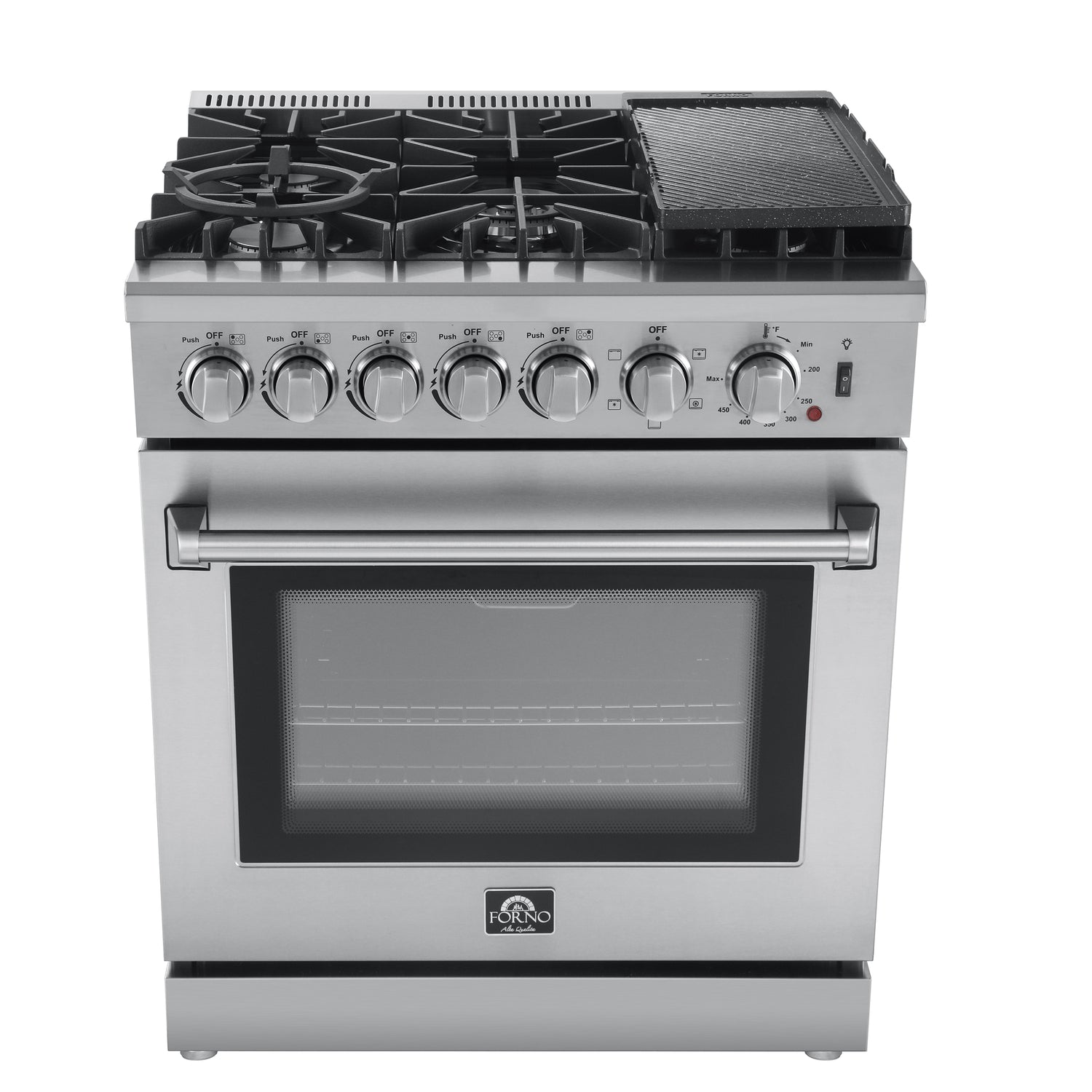 FFSGS6196-30 Forno Lazio Stainless Steel Dual Fuel Range