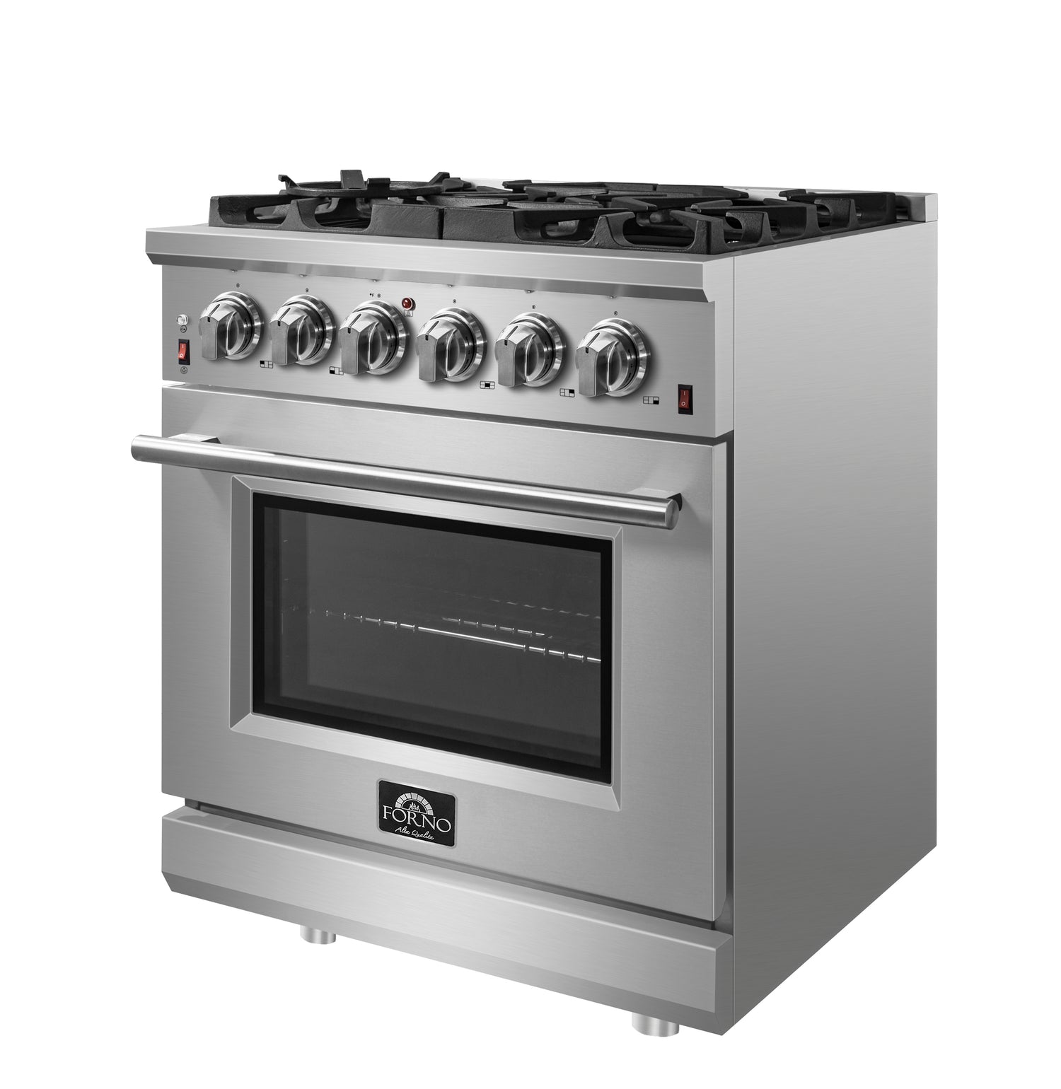 FFSGS6239-30 Forno Massimo Freestanding Gas Range Pro Style Handle