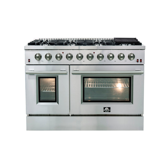 FFSGS6244-48  Forno Galiano 48 Inch Stainless Steel Gas Range
