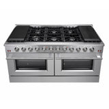 FFSGS6244-60 Forno Galiano 60 Inch Stainless Steel Gas Range