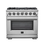 FFSGS6260-36 Forno Capriasca Stainless Steel Gas Range