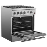 FFSGS6277-30 Gas Range_Angle Open