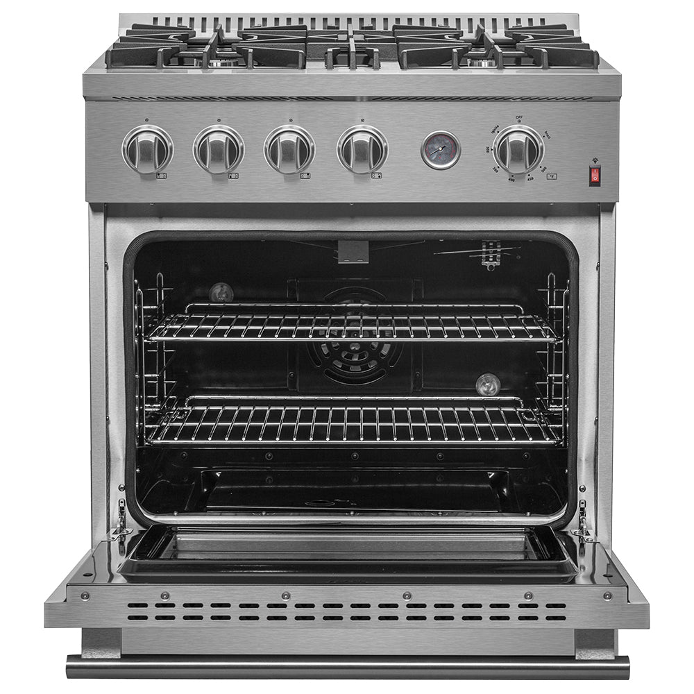 FFSGS6277-30 Gas Range_front open door