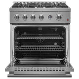 FFSGS6277-30 Gas Range_front open door