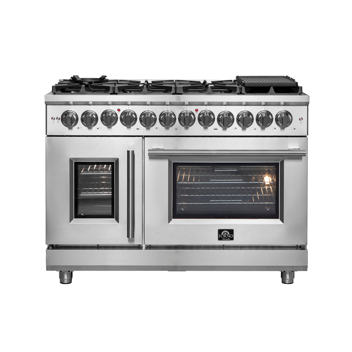 FFSGS6325-48-forno-massimo-french-door-dual-fuel-range-front