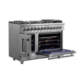 FFSGS6325-48-forno-massimo-french-door-dual-fuel-range-side-left-open