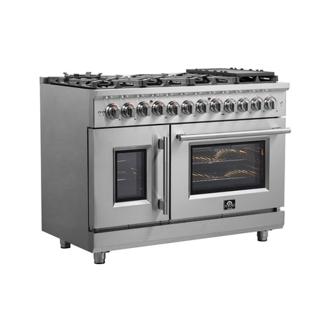 FFSGS6325-48-forno-massimo-french-door-dual-fuel-range-side-left