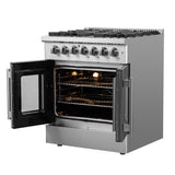 FFSGS6356-30 Right Side Front Oven Doors Opened