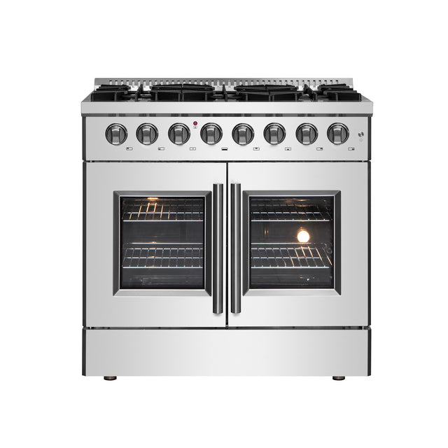 FFSGS6356-36 Forno Galiano French Door Dual Fuel Range