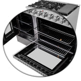 FFSGS6356-48 Forno Galiano French Door Dual Fuel Oven Racks Feature